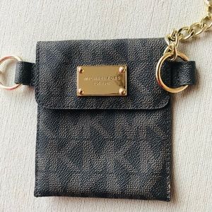 Michael Kors logo belt bag.